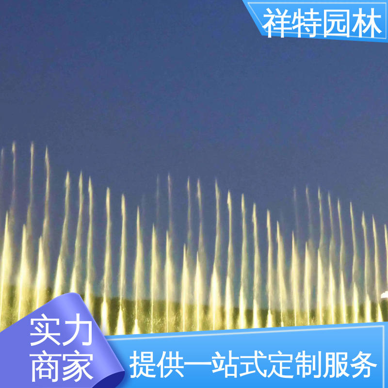 祥特 减少尘降气温 拉线水帘 公园水景设备 操作简单