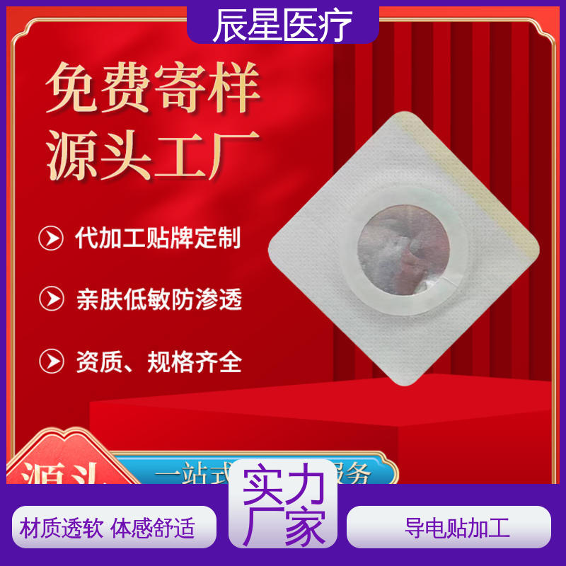 辰星医疗 厂家生产 理疗电极片 防水防污 结构简单 使用方便 