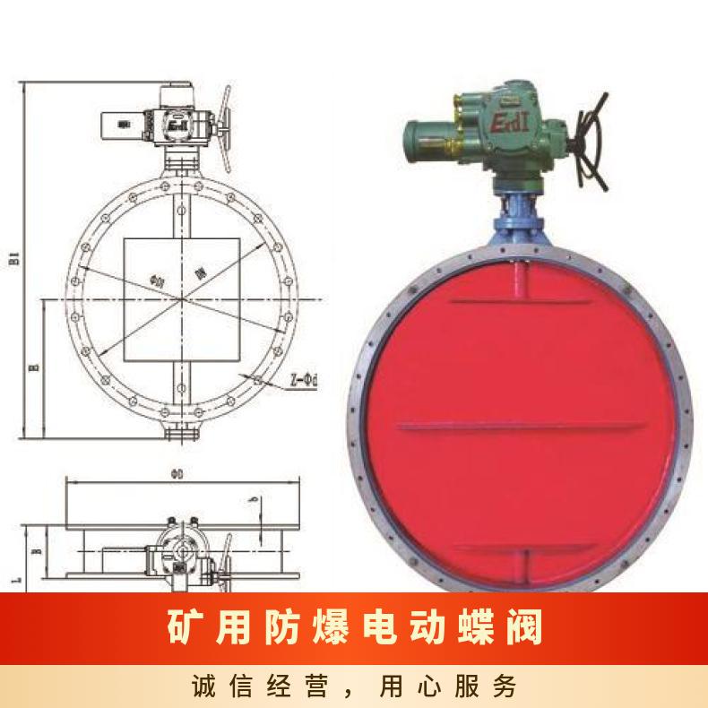 矿用电动蝶阀 MD941X-10 ZB/QBDZBDQB 其他博尔 -20℃~60 法兰