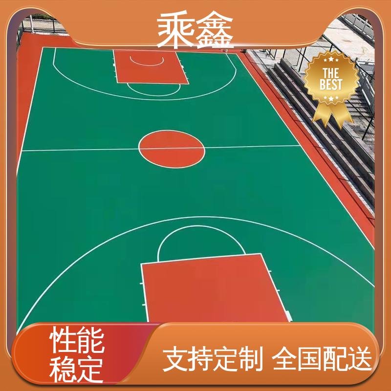 乘鑫 羽毛球场地坪漆施工 防尘防潮 耐磨抗压 整体效果好 上门服务