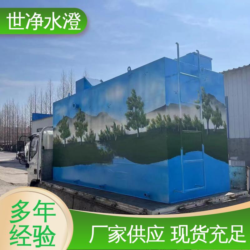 出水清澈 可根据需求定制 现货充足 乡镇医院污水处理设备 世净澄环保