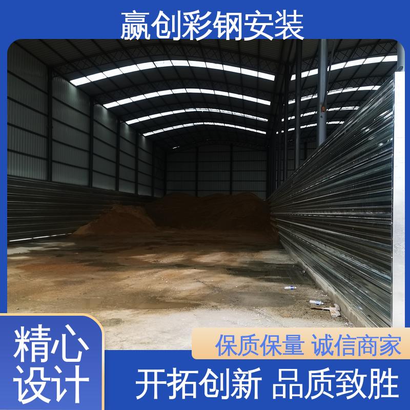 赢创 建筑工地屋顶 楼承板料仓挡墙 大量供应 加粗加厚