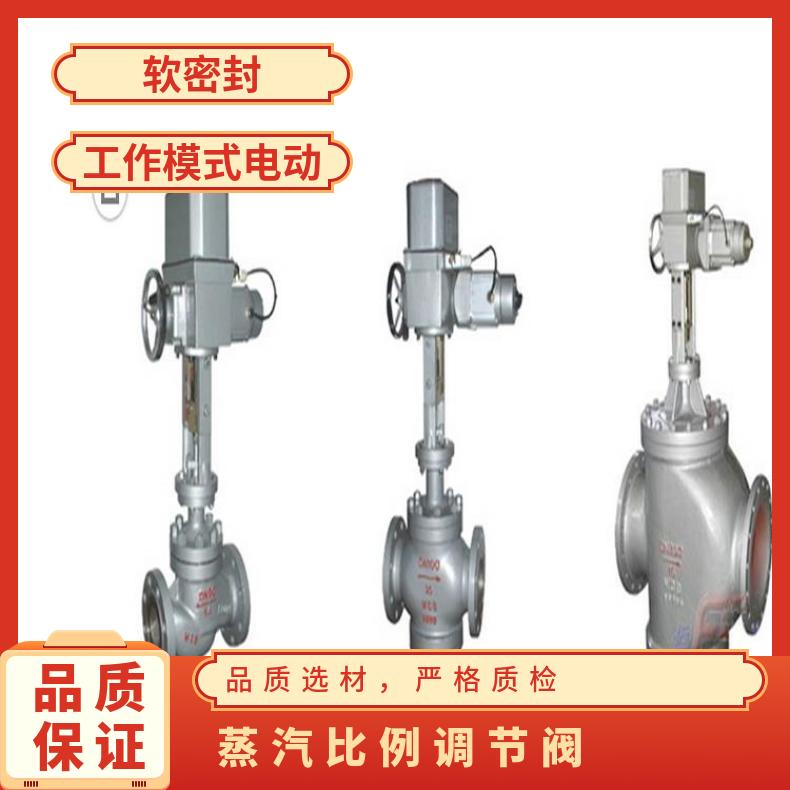 蒸汽疏导两通比例调节阀 ZZWPE-10C DN50温度传感器