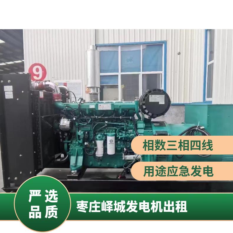 枣 庄峄城发电机租赁 柴油机出租 30KW-2800KW规格 静音环保 配送到场