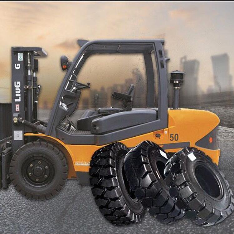 工业合力叉车充气轮胎6.50-10叉车胎650-10耐磨载重三包胎杭叉用