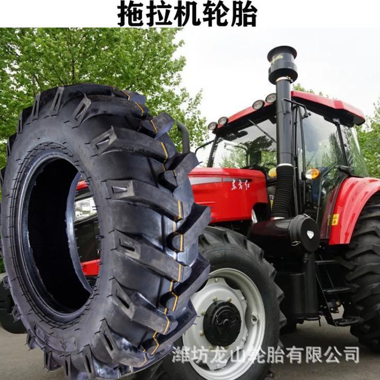 拖拉机人字轮胎11.2-24农用耐磨胎四轮车人字胎耐刺耐三包胎农业