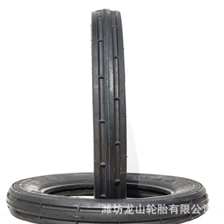 5.50-16双沟导向花纹农用拖拉机前轮导向轮550-16四轮车胎耐磨