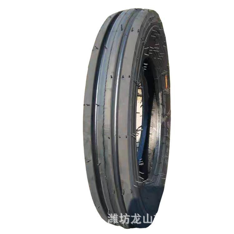 农用四轮车7.50-16四轮拖拉机前导向轮胎750-16双沟导向胎6.50-20