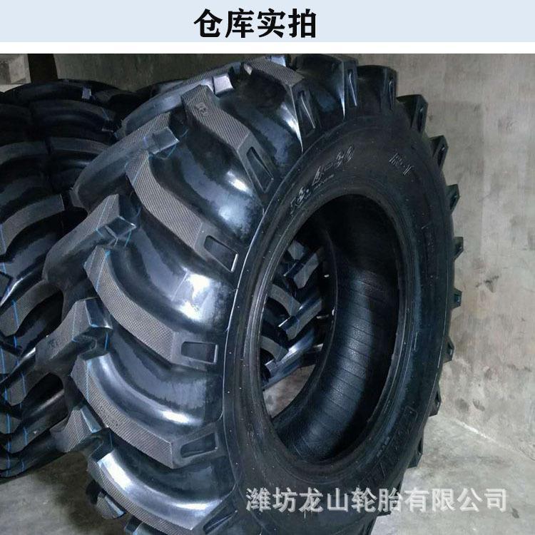 大型拖拉机后轮人字轮胎20.8-38农用耐磨加深花纹人字胎三包充气
