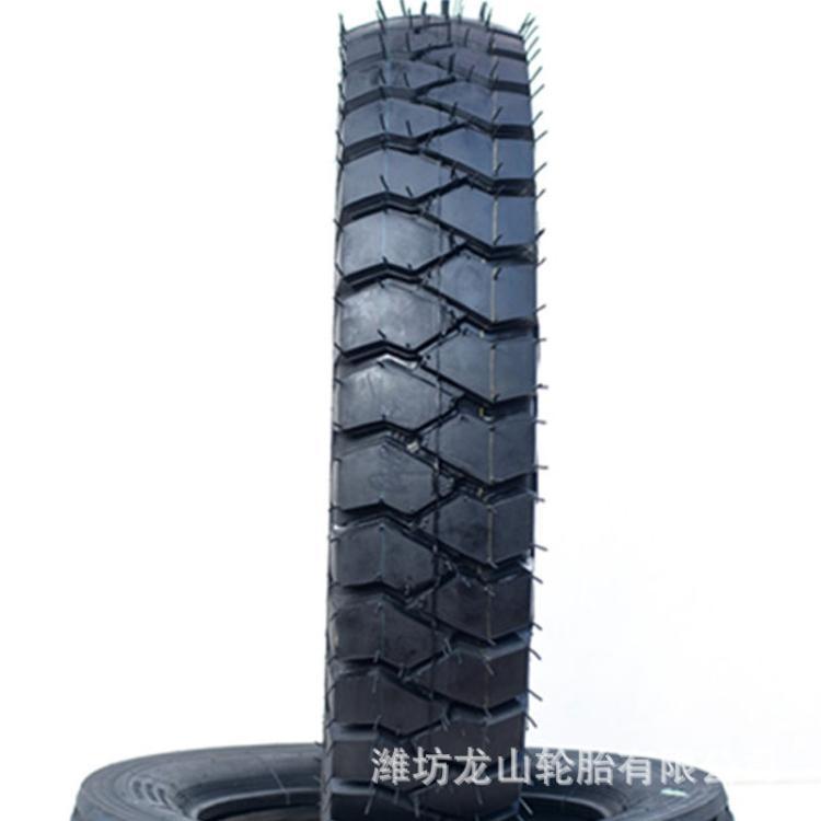 6.50-16矿用轮胎自卸车650-16矿山花纹农用车拖车拖斗胎耐磨三包