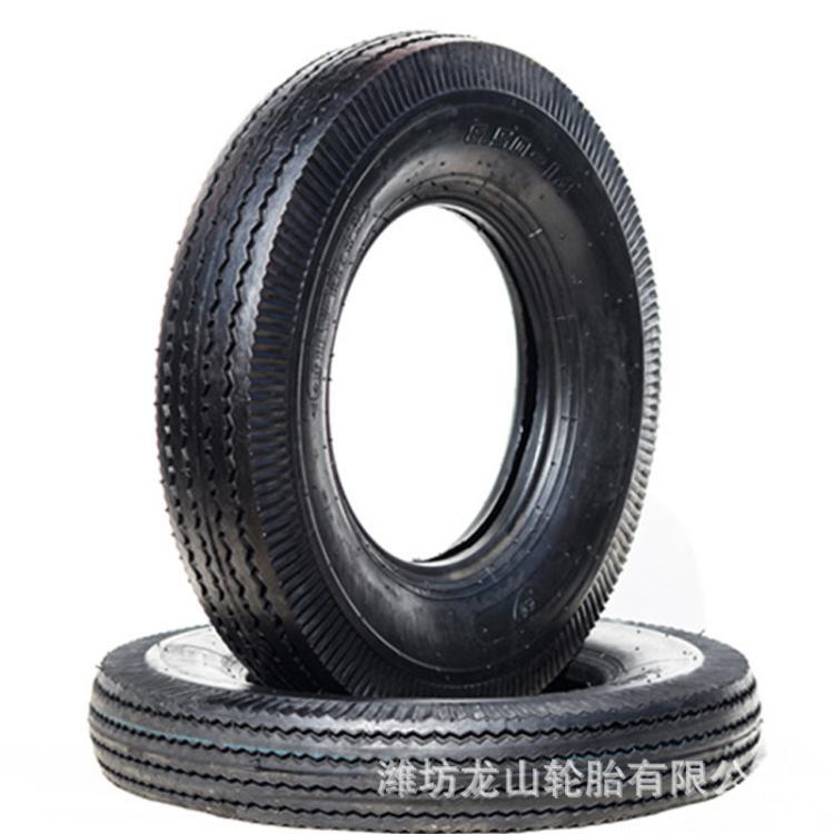 650-14水曲花纹拖拉机轮胎6.50-14农用车胎羊角花纹三包耐磨