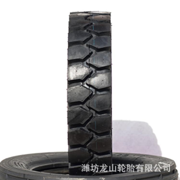 6.00-14充气叉车轮胎平板车胎600-14 工具车5.00-8耐磨6.00-9