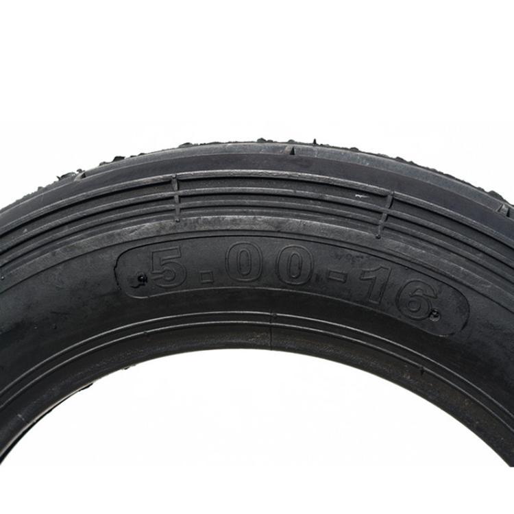 5.00-16双沟导向花纹拖拉机轮胎前导向农用四轮车500-16双沟花