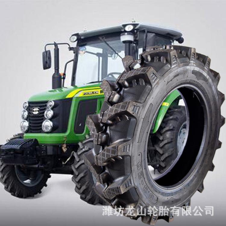 批发8.3-20水旱两用拖拉机轮胎农机具胎8.3-24农用四轮车加高花纹