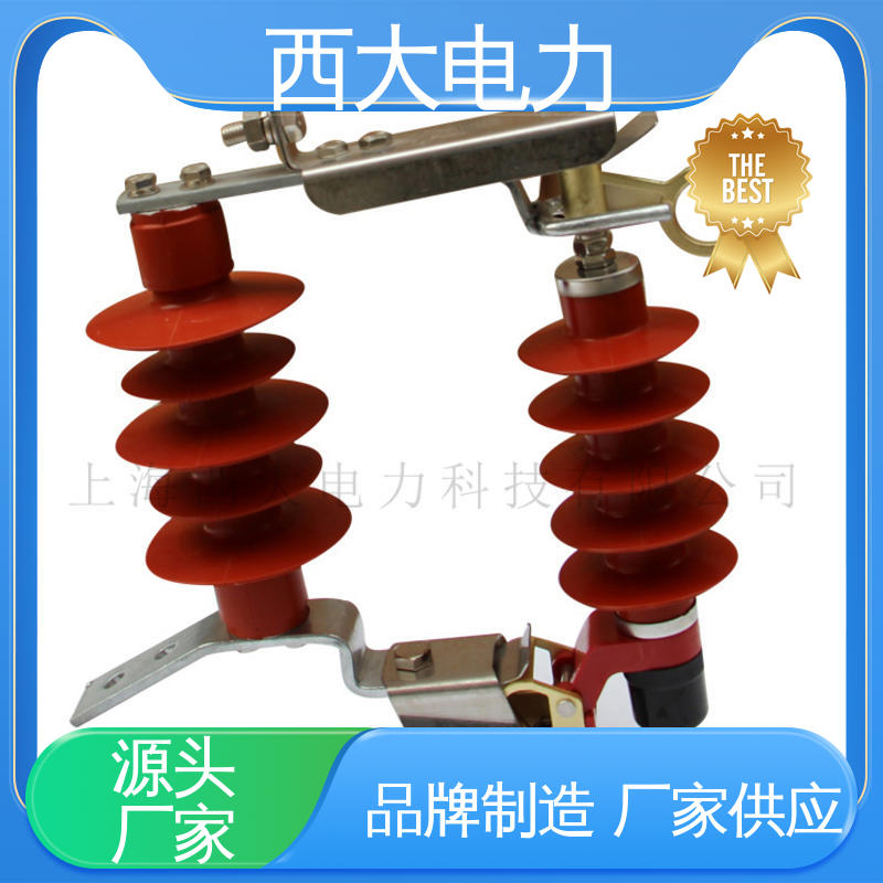 跌落式高压氧化锌避雷器 体积小 重量轻 西大电力