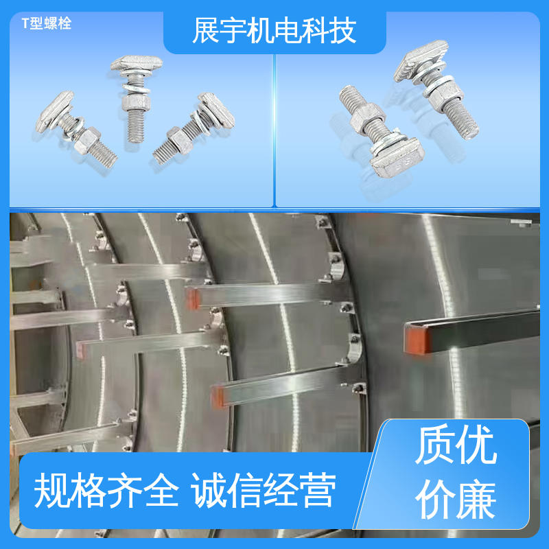 展宇 碳钢 抗震支架配件T型栓 用途广泛 不易生锈 抗剪强度较高