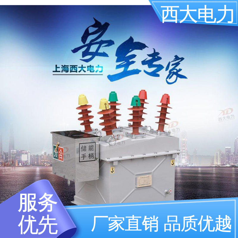轻巧耐用 安装灵活 ZW8-12 10KV户外高压真空断路器 西大电力