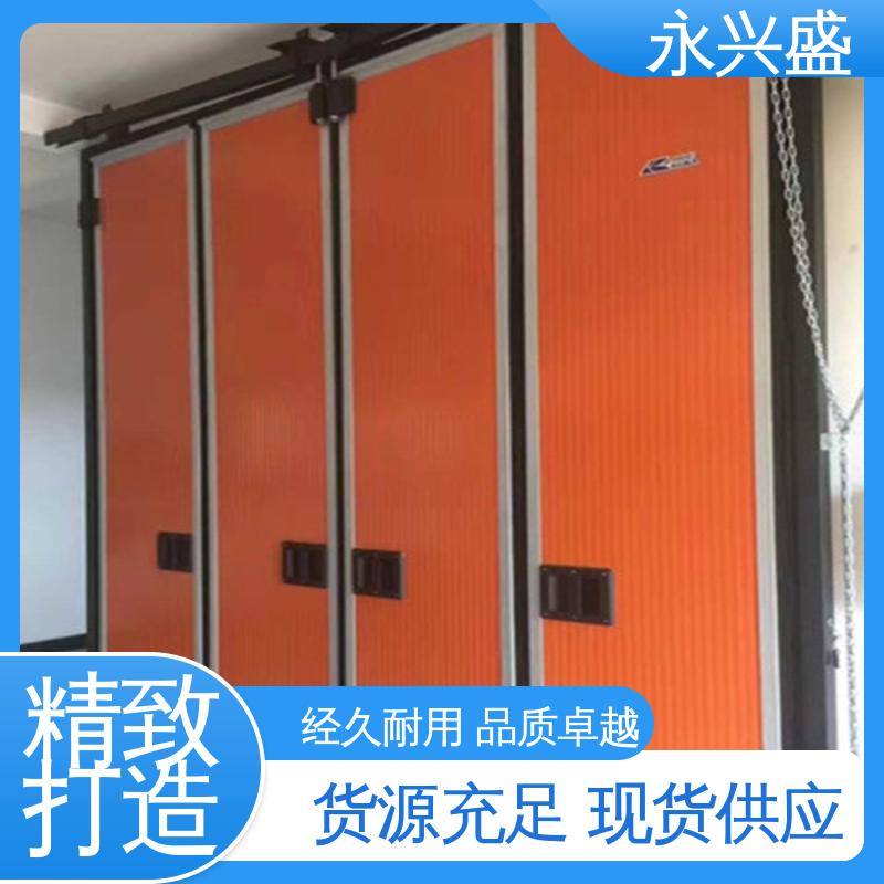 规模完善 厂家供应 彩钢板电动折叠门 匠心优选 永兴盛门控