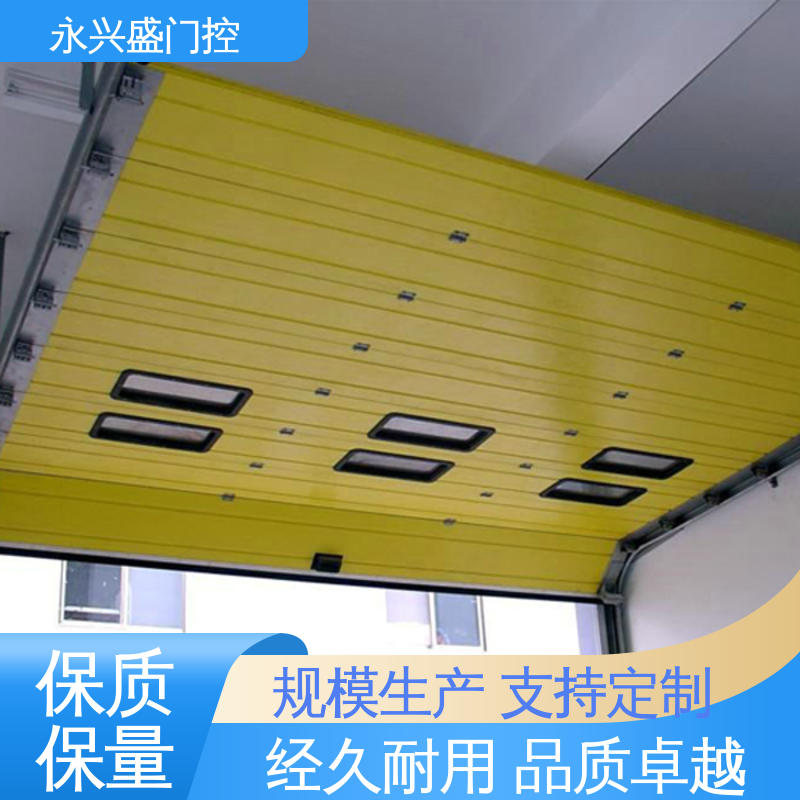 防爆工业提升门保温性双层钢板夹心保温自动升降上门安装