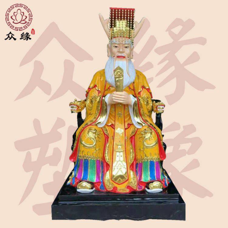 龙王奶奶龙王菩萨大型佛像 夜叉龟丞相铜铸神像 生漆脱胎雕像