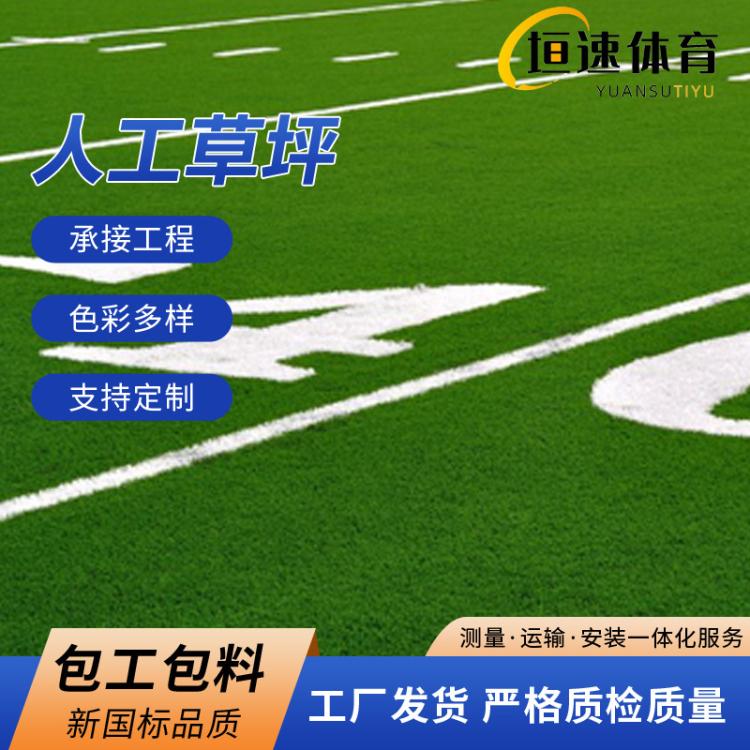 人造草坪跑道铺设做法建足球场公司绿化人造草坪铺设足球场