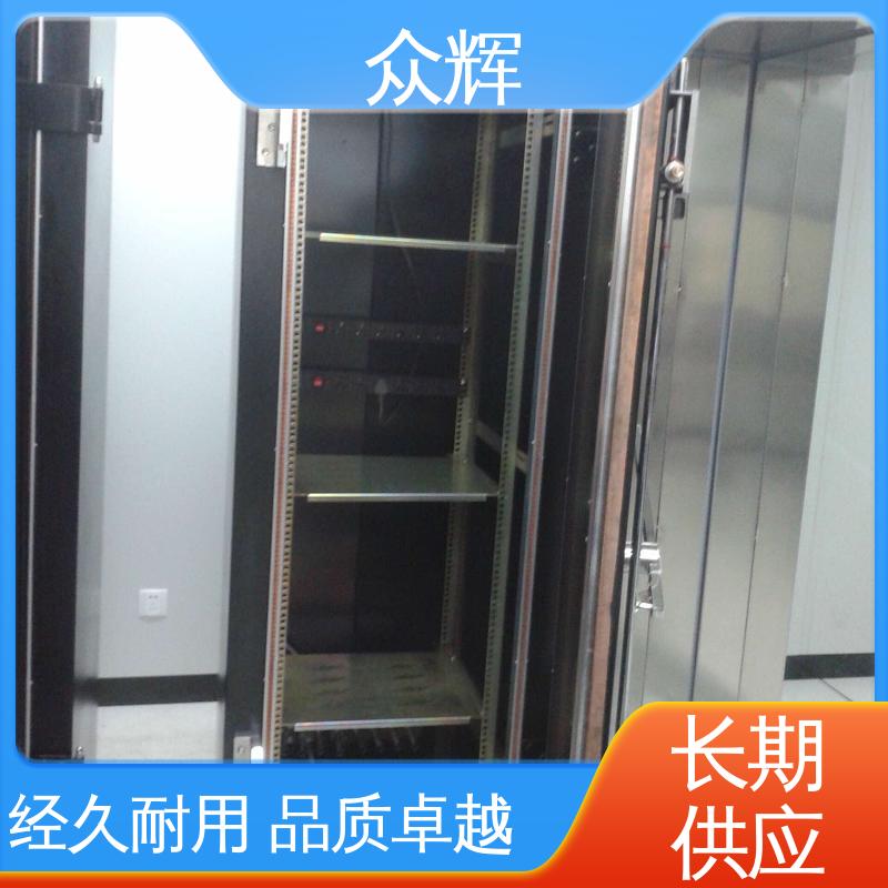 屏蔽机柜生产商 优质冷钢1.5-2.0mm 网线穿线方法 众辉服务器机柜