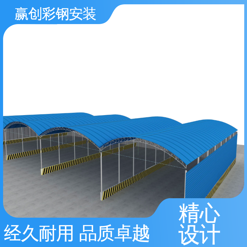 赢创 操作方便 稳定性好 不锈钢 彩钢大棚建造全过程