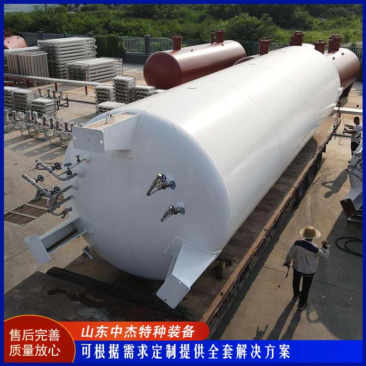 中杰特种 100立方液氮储罐 物流配送 发货快 低温氧氮氩储存 增效