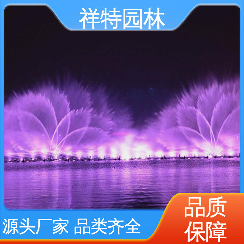 祥特 广场旱式喷泉 喷射高度可控 观赏表演造景 维护方便