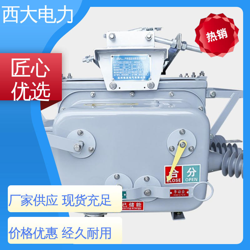 西大电力 外形美观 做工细致 高压真空断路器 ZW20-12F/630