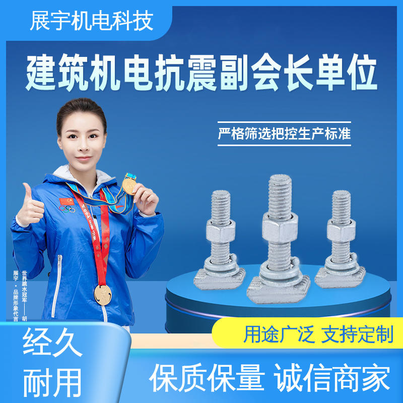 展宇 碳钢 T型螺母 用途广泛 不易生锈 承受荷载较大