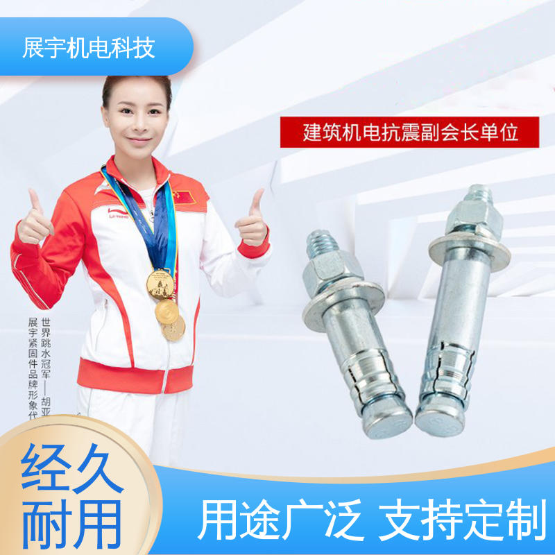 展宇 碳钢 化学锚栓 受力均匀 表面光洁 耐疲劳性能好