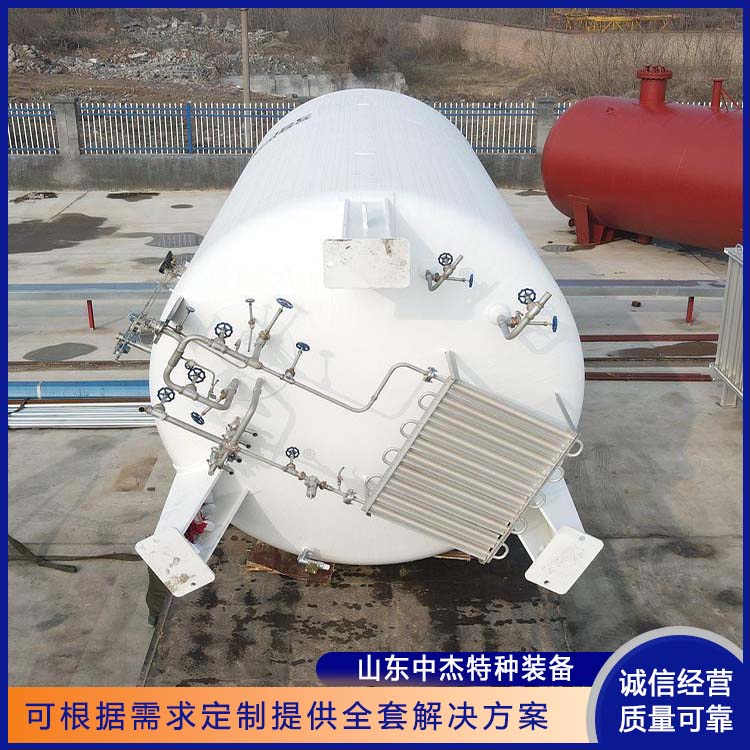 中杰特种 100立方液氩储罐 使用寿命长 化工多功能液氧罐