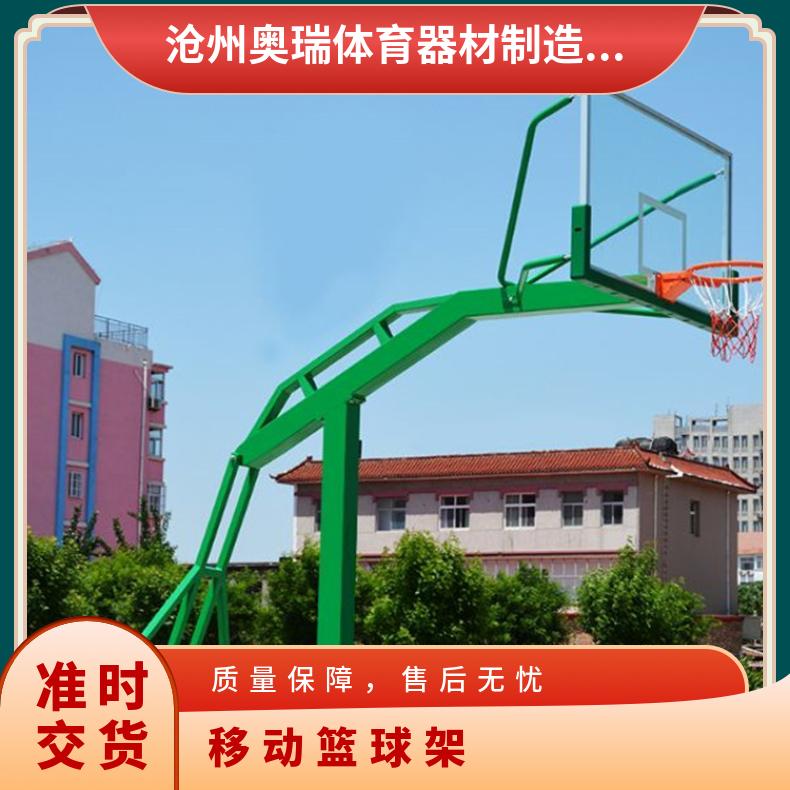 仿液压可升降 平箱地埋式篮球架子 适用于室内外球场 耐用抗强风