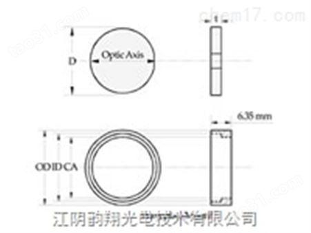 光学接触紫外线零级波片