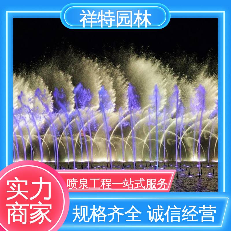 操作简单 景区表演音乐喷泉 颜色绚丽 公园水景设备 祥特