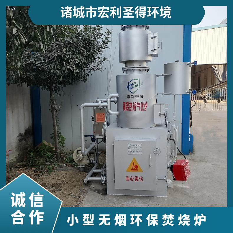 宏利圣得固废垃圾处理设备HLPG型环保焚烧炉免费培训和操作指导