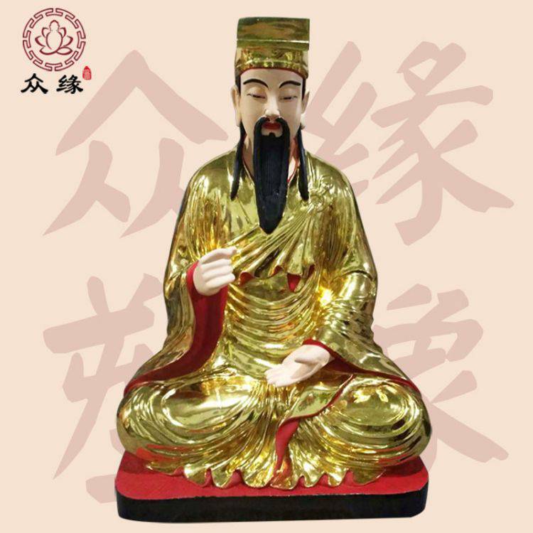 纯阳祖师 吕洞宾树脂玻璃钢神像 吕仙祖无心昌石雕像 雕刻