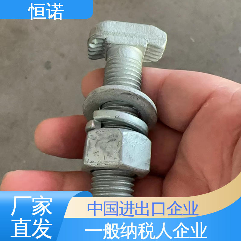 恒诺 支持异形件定制 防腐金属制品 实体厂家 电缆哈芬槽T型螺栓