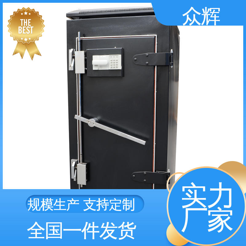 机柜定制温湿度及泄漏报警 网络机柜 可加指纹数字密码锁 众辉服务器机柜