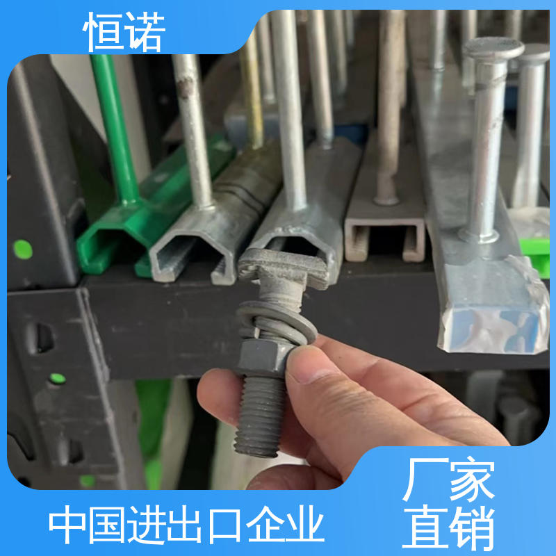 恒诺 发货及时 按需定制 抗拉耐腐蚀 8.8级热镀锌预埋槽道螺丝