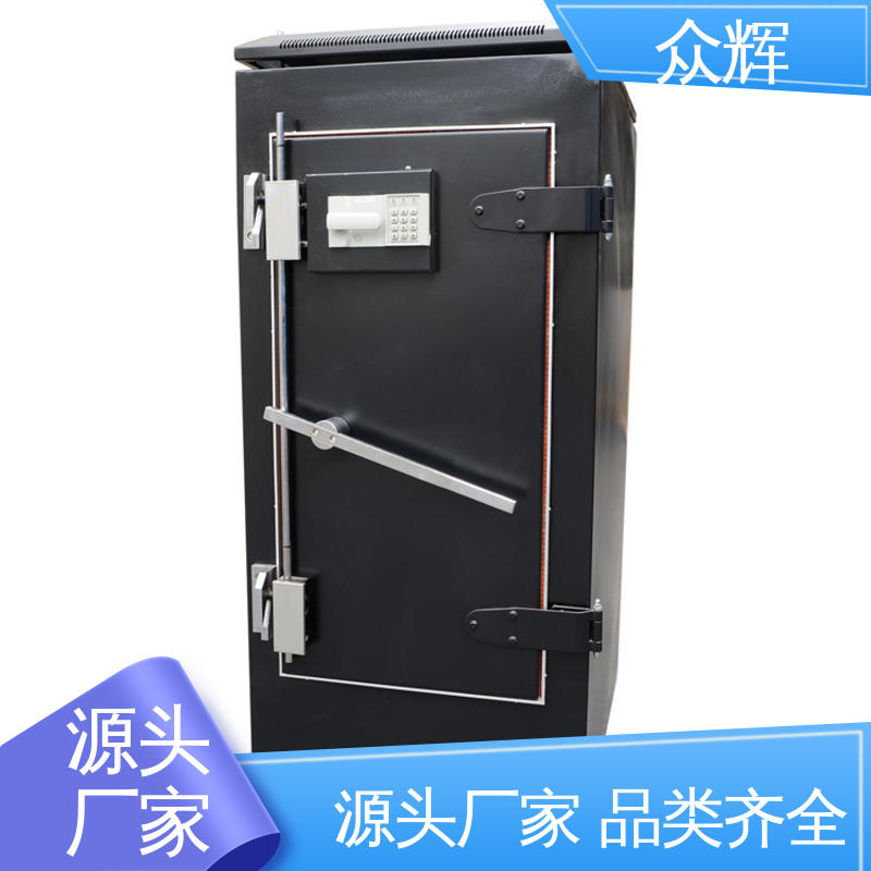 众辉 尺寸可定制 黑色标准有现货 屏蔽机柜厂家服务器机柜