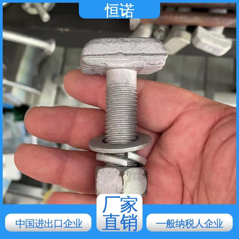 恒诺 热镀锌预埋槽道T型螺栓 规格齐全 批发零售 发货及时