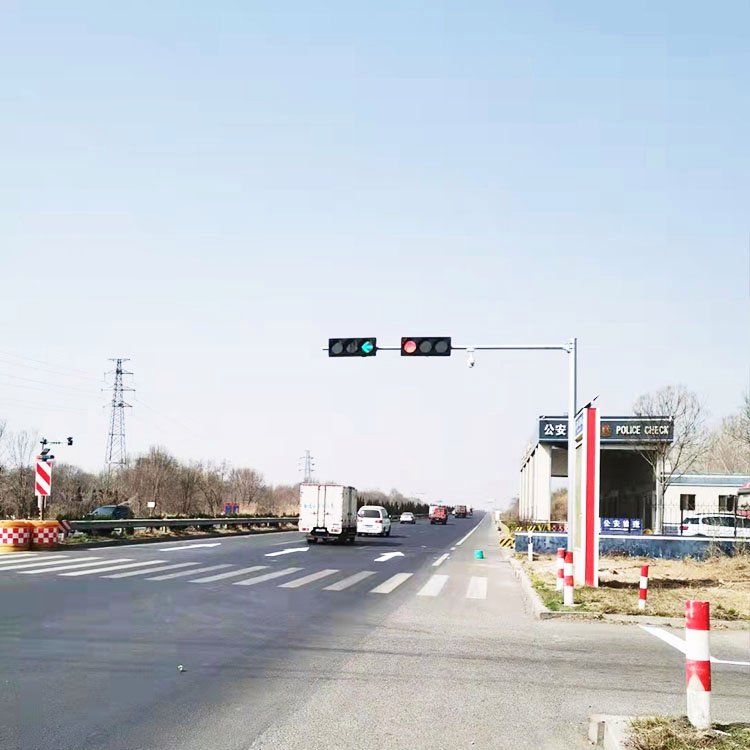 马路人行道交通信号杆 电警杆 红绿灯led八角杆 支持定制