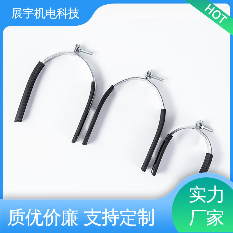 展宇 Q235B 消防管道p型管夹 经久耐用 表面光洁 可重复利用
