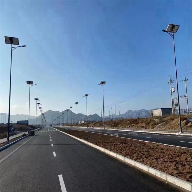 路氏供应 户外防水 耐磨耐腐蚀 生产厂家 led太阳能路灯6米