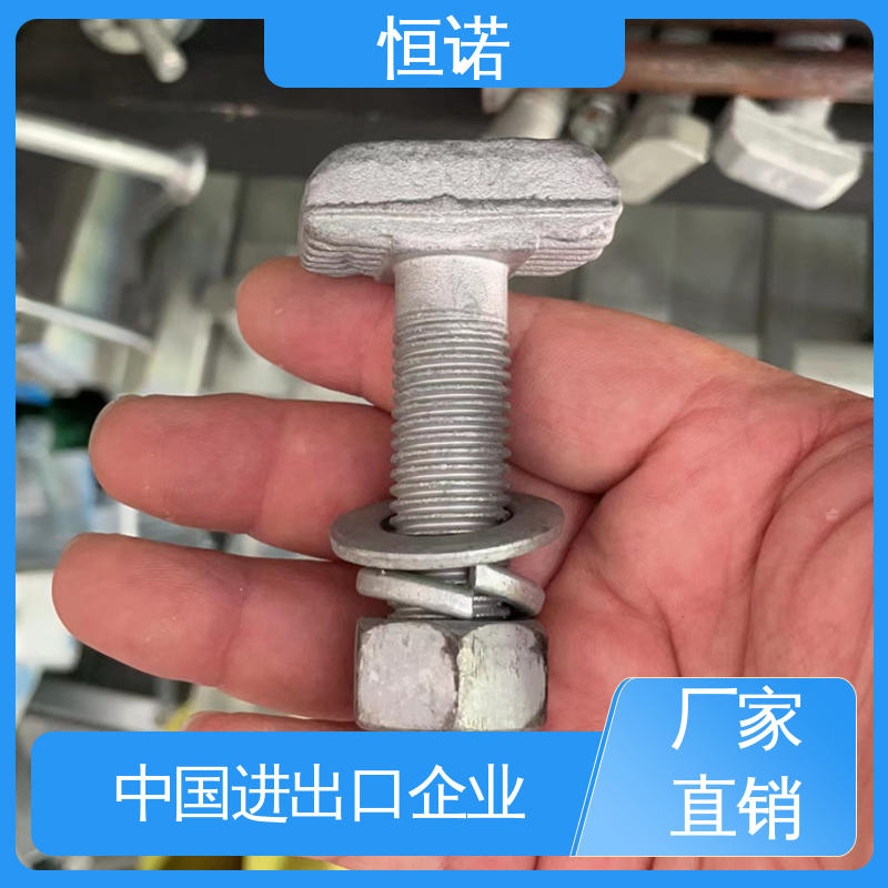 恒诺 8.8级热镀锌预埋槽道螺丝 实体厂家 防腐性好 可寄样品