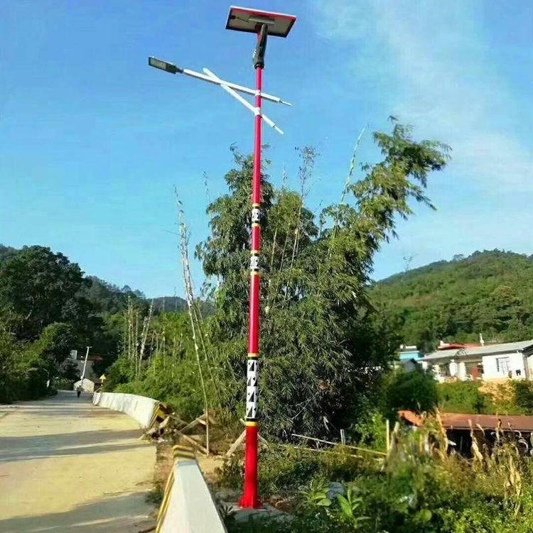 路氏 公园LEd路灯批发 6米单臂太阳能灯 庭院灯