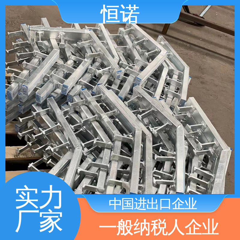 按图定做 装置便捷防腐性好 实体厂家 玻璃幕墙预埋槽道 恒诺