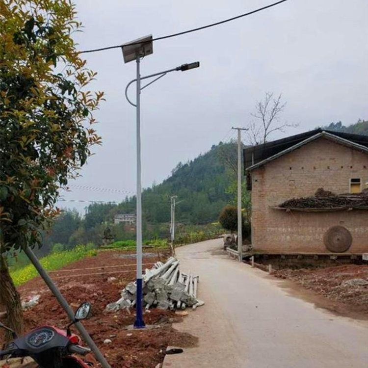 公园光伏太阳能灯 6米LEd道路照明灯安装 厂家供应一体化路灯